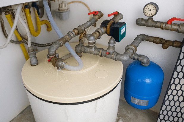 leaking geyser